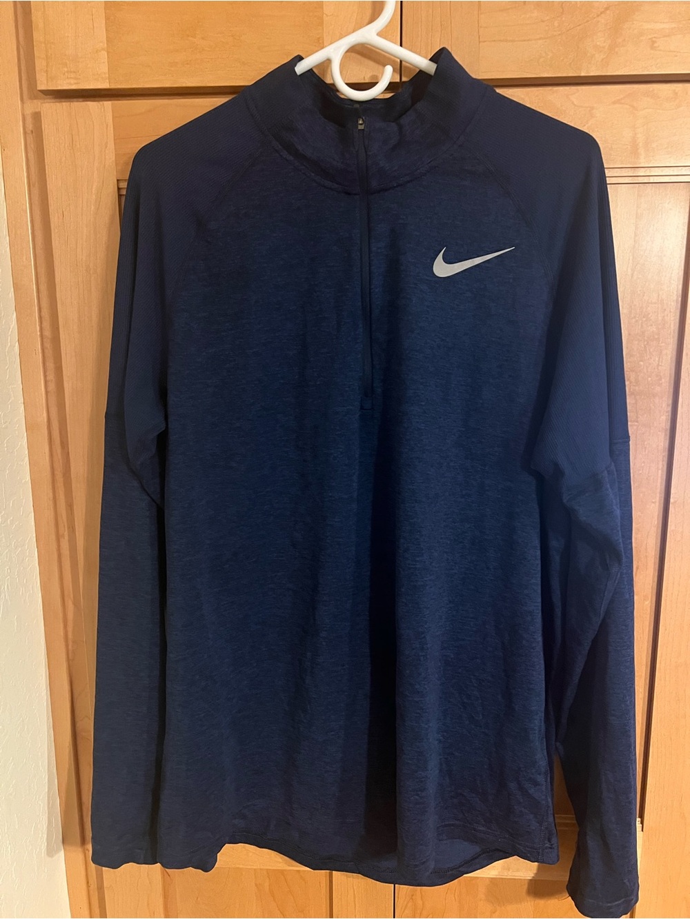 Nike Men's Dri Fit Long Sleeve Quarter-Zip Running Performance Pullover Large